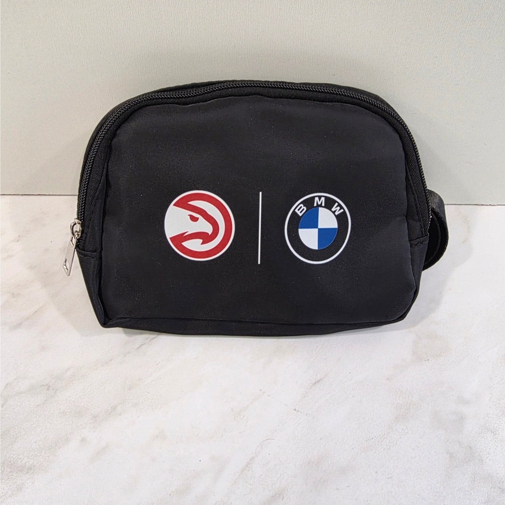 Streetwear Crossbody Atlanta Hawks BMW Black Fanny Pack Fan Fear Gameday